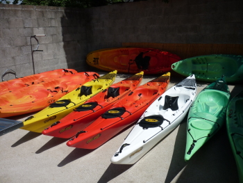 Karriguel location kayaks